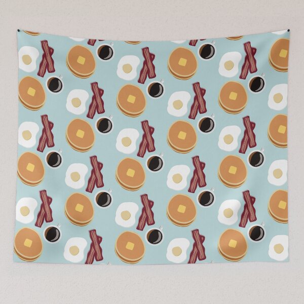 Item preview, Breakfast Doodle Pattern designed and sold by ktthegreat.