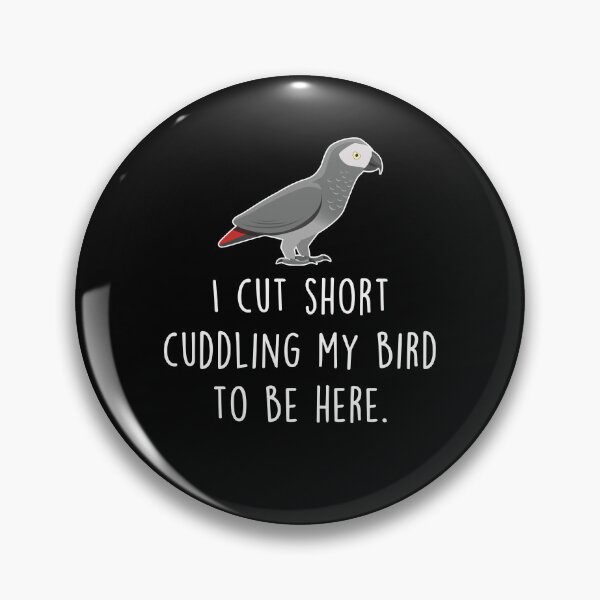 Item preview, African Grey Parrot Cut Short designed and sold by Clara Hollins.