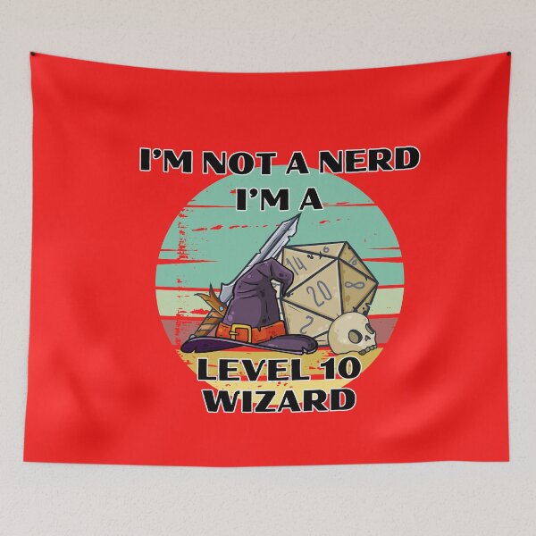 Item preview, Copy of Tabletop RPG | I'm Not A Nerd, I'm A Level 10 Wizard designed and sold by DJ-Portable.