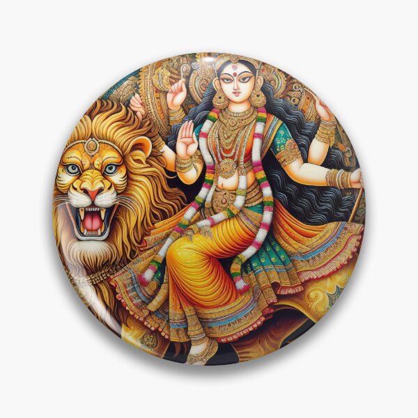 Item preview, Godess Durga traditional artwork  designed and sold by REDCLASH2002.