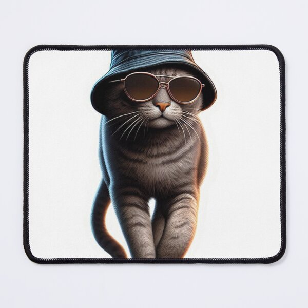 Item preview, Cute Bucket Hat Cat T-Shirt Designs #5 designed and sold by Kinyah88.