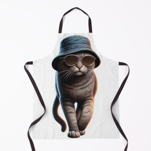 Item preview, Cute Bucket Hat Cat T-Shirt Designs #5 designed and sold by Kinyah88.