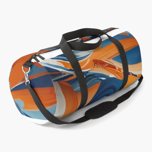 Item preview, Blue, Orange and White Swirling Pattern designed and sold by DJ-Portable.