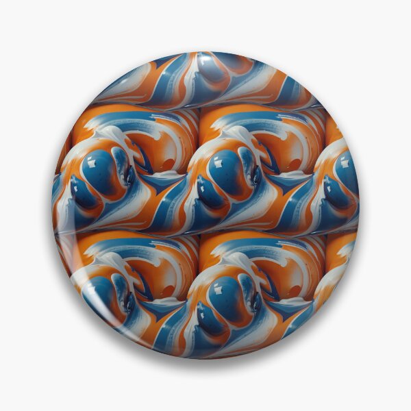 Item preview, Swirling Hues of Blue and Orange designed and sold by DJ-Portable.