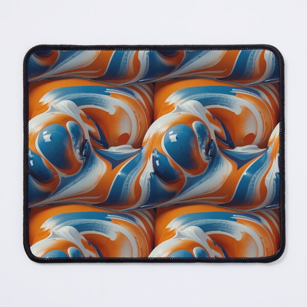Item preview, Swirling Hues of Blue and Orange designed and sold by DJ-Portable.