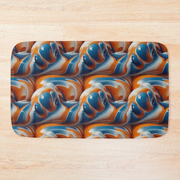 Item preview, Swirling Hues of Blue and Orange designed and sold by DJ-Portable.