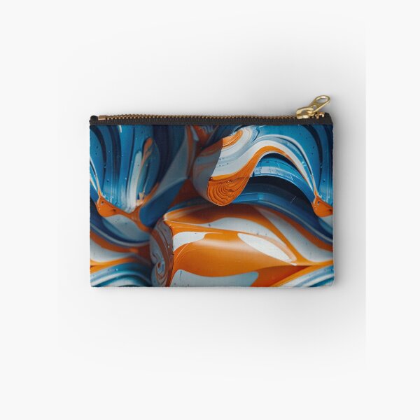 Item preview, Blue, Orange and White Swirling Pattern designed and sold by DJ-Portable.
