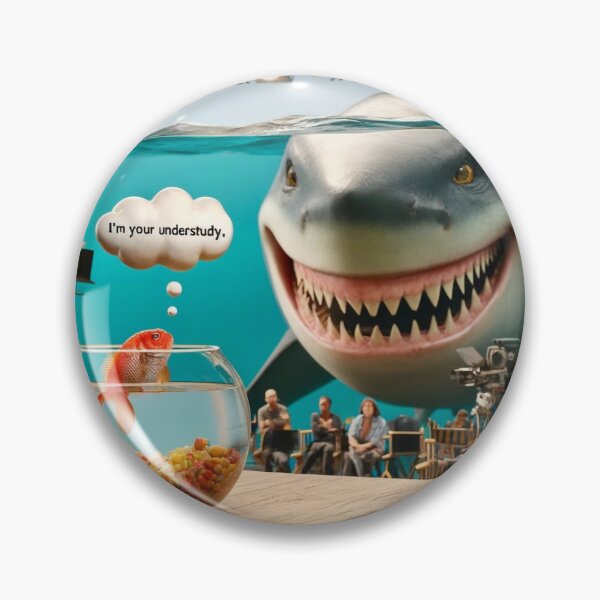 Item preview, Shark vs. Goldfish designed and sold by Eyecandygrl.