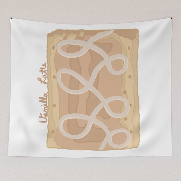 Item preview, Vanilla Latte Frosted Pastry  designed and sold by MonsterArtist.