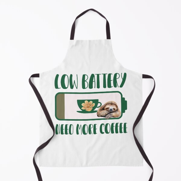 Item preview, Sloth says Low Battery, Need More Coffee Please designed and sold by Kezmich Works.
