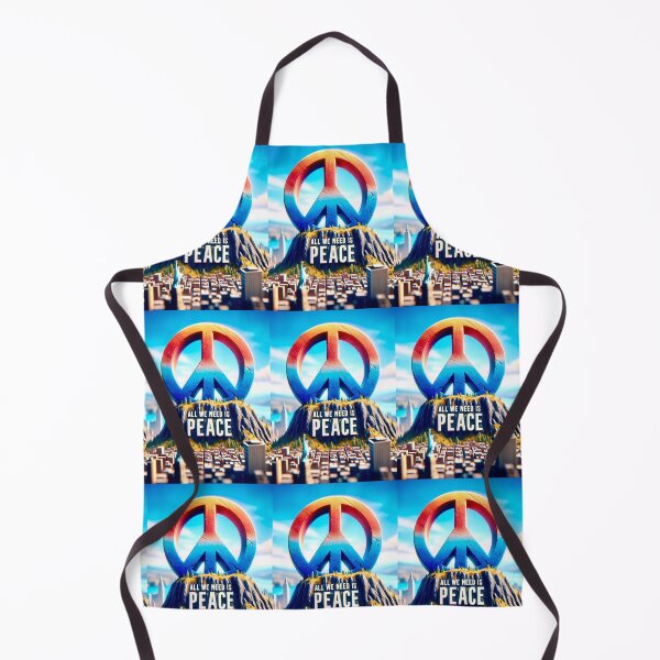 Item preview, Peace Sign Over Metropolis designed and sold by Eyecandygrl.