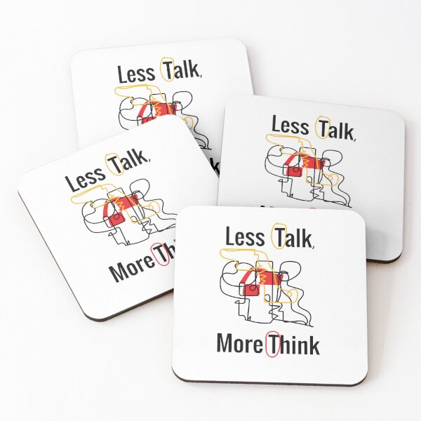 Item preview, Less talk, more think motivational-shirt  designed and sold by KARTICK DUTTA.
