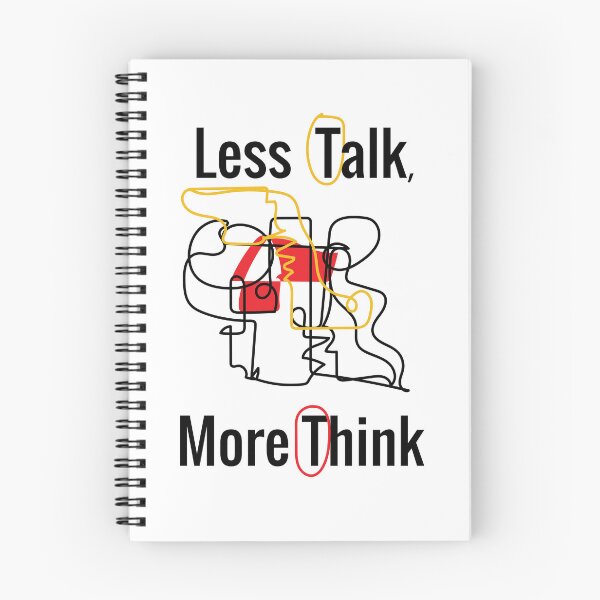 Item preview, Less talk, more think motivational-shirt  designed and sold by KARTICK DUTTA.