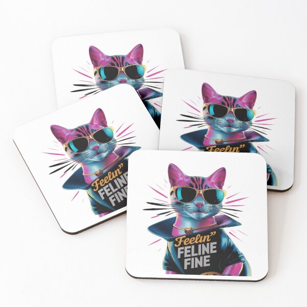 Item preview, Feline Fine: Feelin' Feline Fine designed and sold by deluxedigital1.