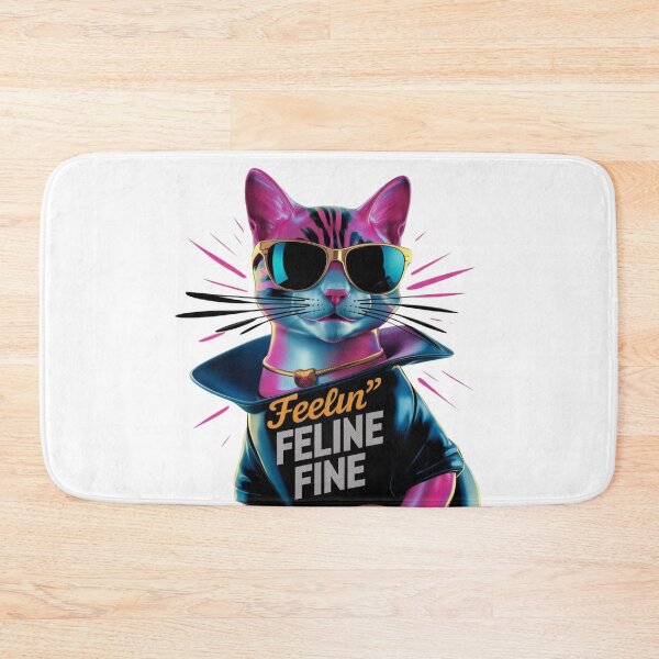 Aperçu de l'œuvre Feline Fine : Feelin' Feline Fine créée et vendue par deluxedigital1.