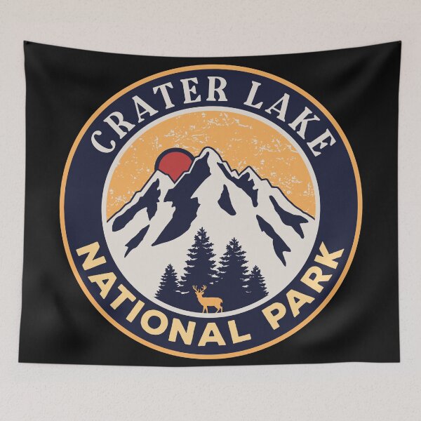 Item preview, Crater Lake National Park-Vintage designed and sold by graphic-map.
