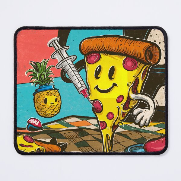 Item preview, "Pineapple Junkie" Funny Sarcastic Pizza Lover T-Shirt designed and sold by Witty Shirts.