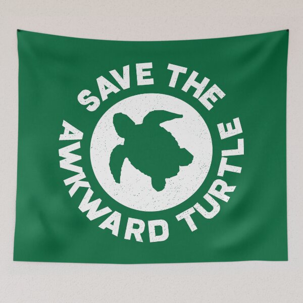 Item preview, Save The Awkward Turtle designed and sold by teesaurus.