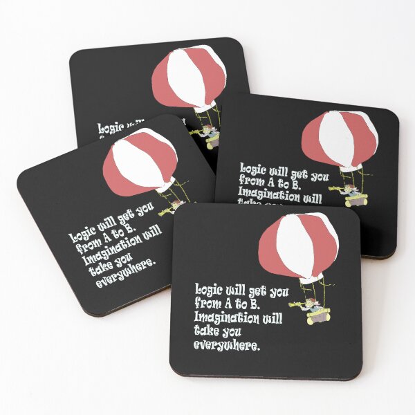 Item preview, Logic will get you from A to B. Imagination will take you everywhere. designed and sold by e-dream.