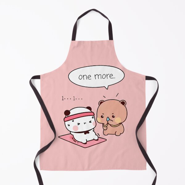 Item preview, Bubu and Dudu Workout, Health, wealth, Mental peace, Encouraging Panda Persuades Bear to Exercise  designed and sold by FEBRICAST.