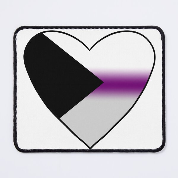 Item preview, Demisexual pride heart designed and sold by DeathOnABike.