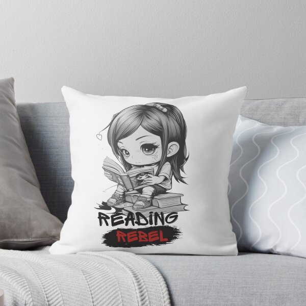 Item preview, Chibi Girl Reader &  "Reading Rebel" designed and sold by MusesWhispers.