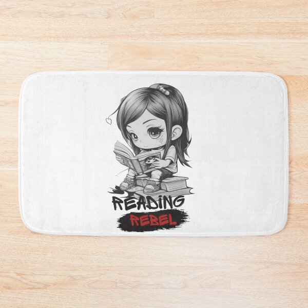 Item preview, Chibi Girl Reader &  "Reading Rebel" designed and sold by MusesWhispers.