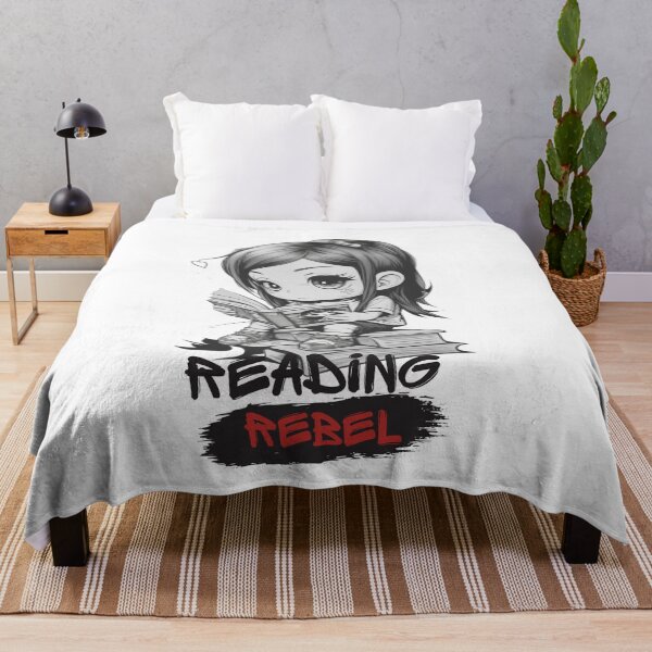 Item preview, Chibi Girl Reader & "Reading Rebel" designed and sold by MusesWhispers.