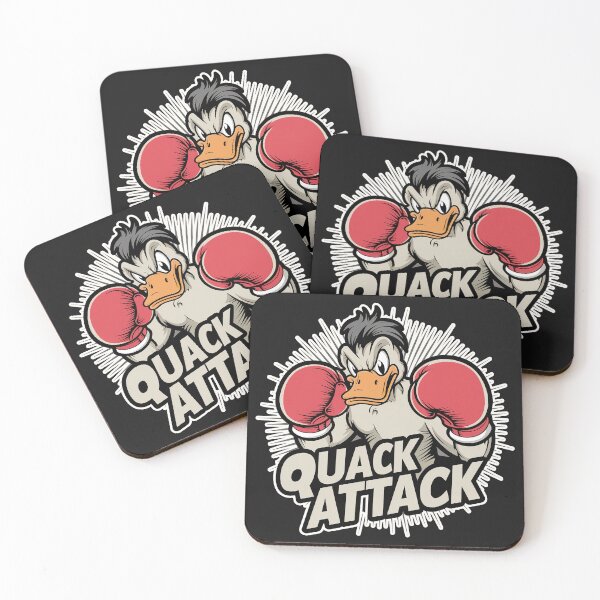 Item preview, "Quack Attack" Funny Boxer Duck Boxing Lover T-Shirt designed and sold by Witty Shirts.