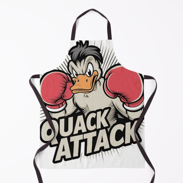 Item preview, "Quack Attack" Funny Boxer Duck Boxing Lover T-Shirt designed and sold by Witty Shirts.