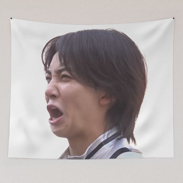 Item preview, meme de jeonghan yendo a los guardabosques designed and sold by woollymonkey.