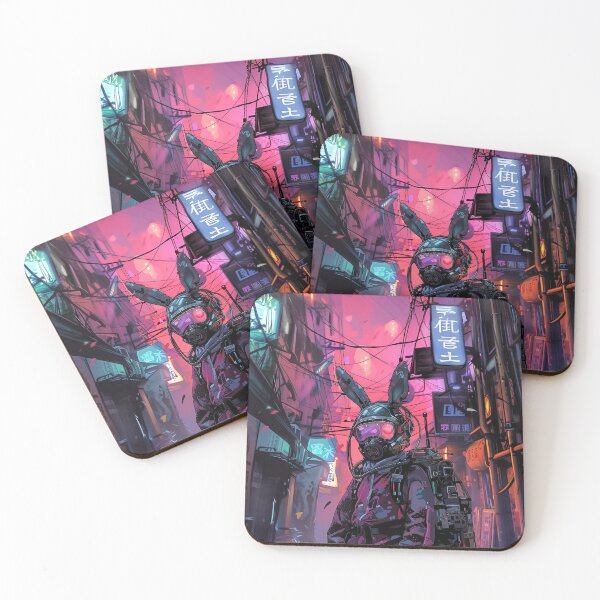 Item preview, Temple of the Neon Bunny  designed and sold by Zen Candy 3000 Travis Nicholas Zariwny.