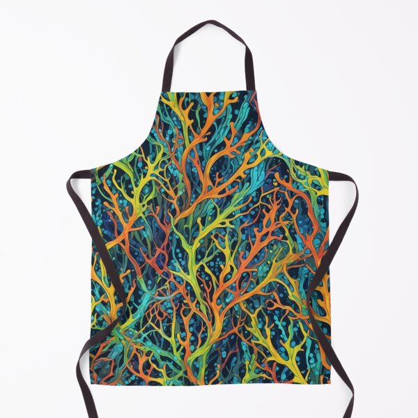 Item preview, Patrón abstracto de algas marinas bioluminiscentes designed and sold by calibrit.