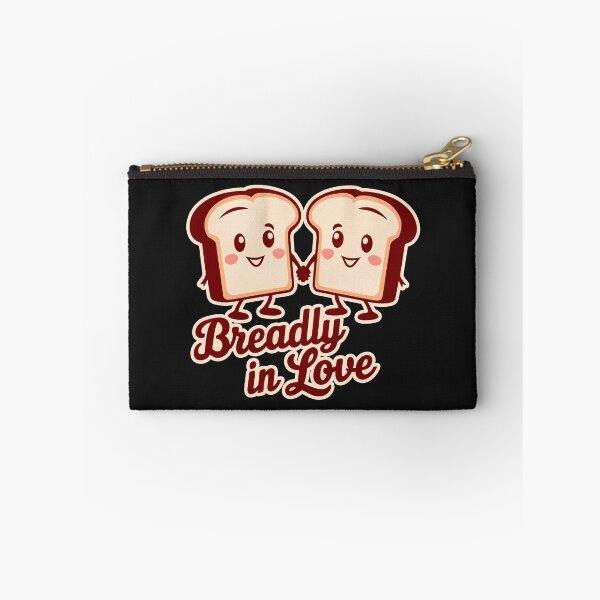 Item preview, "Breadly in Love" Funny Cute Bread Couple Love T-Shirt designed and sold by Witty Shirts.