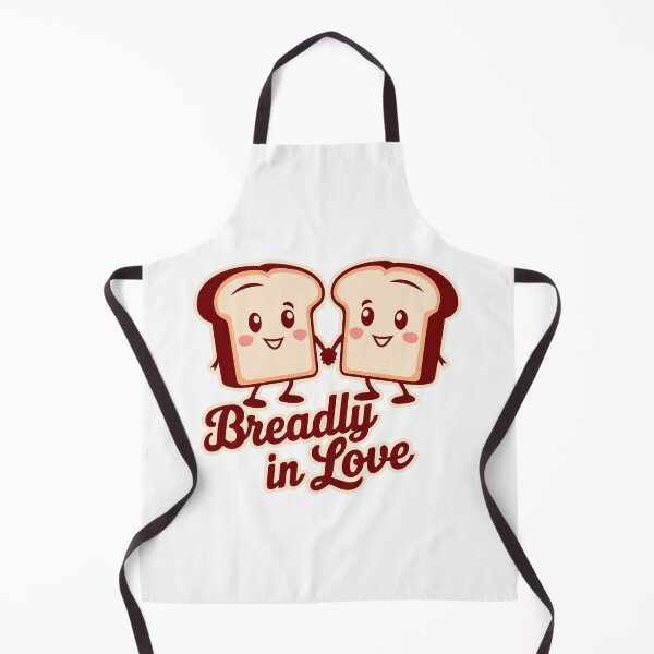 Item preview, "Breadly in Love" Funny Cute Bread Couple Love T-Shirt designed and sold by Witty Shirts.