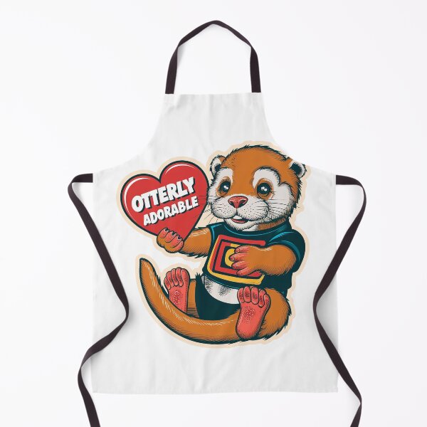 Item preview, "Otterly Adorable" Vintage Funny Otter Lover Cute T-Shirt designed and sold by Witty Shirts.