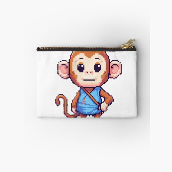 Item preview, Cheerful Pixel Monkey designed and sold by DarkenFusion.