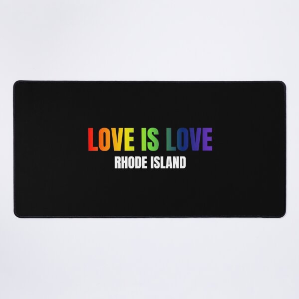 Item preview, Rhode Island Love is Love t-shirt, Rainbow color pride LGBTQ graphic t-shirt, Pride unisex t-shirt, pride outfit ideas, pride month tees, designed and sold by PrideBeProud.