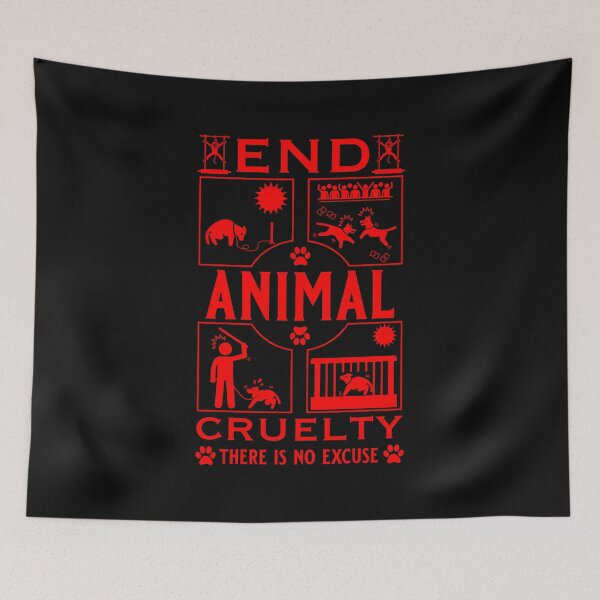 Item preview, End Animal Cruelty T-shirt designed and sold by happygiftideas.