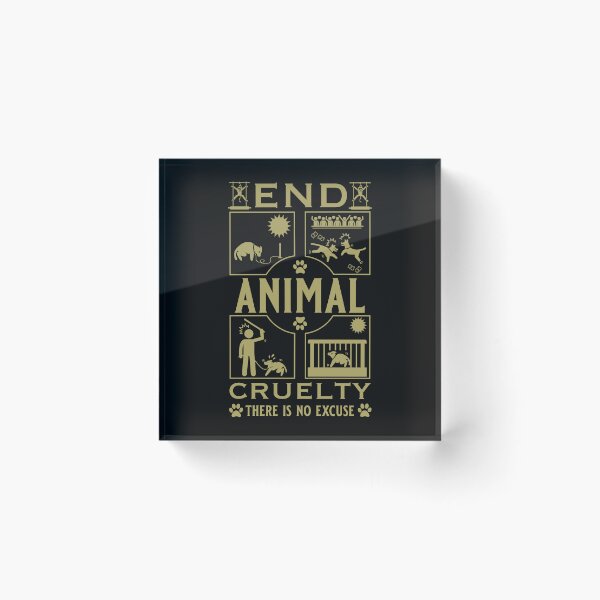 Item preview, End Animal Cruelty designed and sold by happygiftideas.