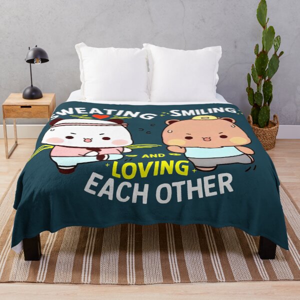 Item preview, Dudu Motivates Bubu to Workout with Love and Sweat, Couple Enjoys Workout Together, Bubu Dudu Caring Fit Couple Exercise designed and sold by FEBRICAST.