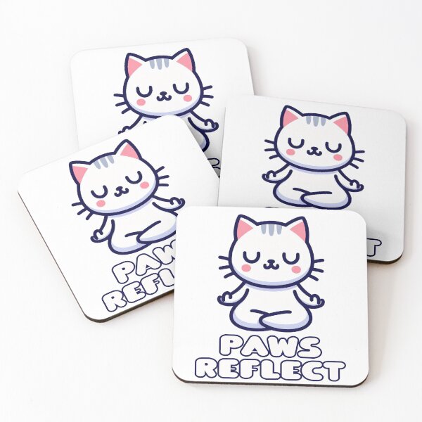 Item preview, Paws & Reflect Kawaii Kitten  designed and sold by Teepot888.