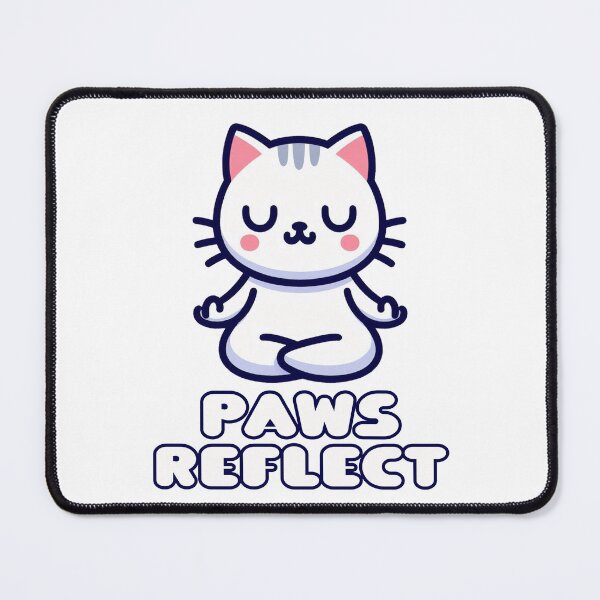 Item preview, Paws & Reflect Kawaii Kitten designed and sold by Teepot888.