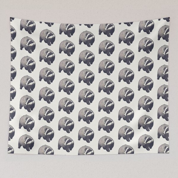 Item preview, badger illustration  designed and sold by Artofmayara.