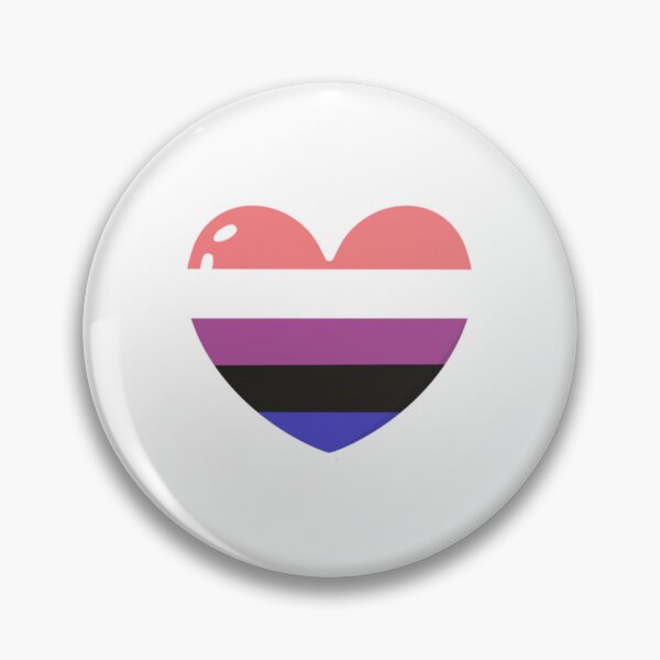 Artikelvorschau, LGBTQI+ Genderfluid Pride Herz entworfen und verkauft von Ozy Art.
