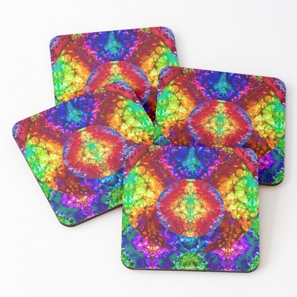 Item preview, Tie Die Rainbow Mandala Pride Rainbow hippie retro designed and sold by AuroraXGreen.