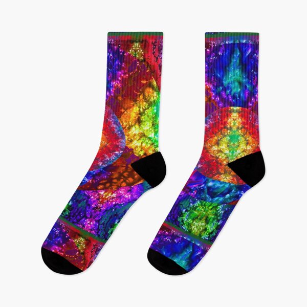 Item preview, Tie Die Rainbow Mandala Pride Rainbow hippie retro designed and sold by AuroraXGreen.