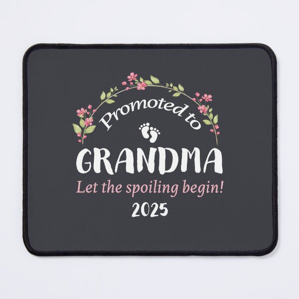 Item preview, Promoted To Grandma Est 2025 Spoiling Grandma Floral Pregnancy Announcement designed and sold by stylesip.