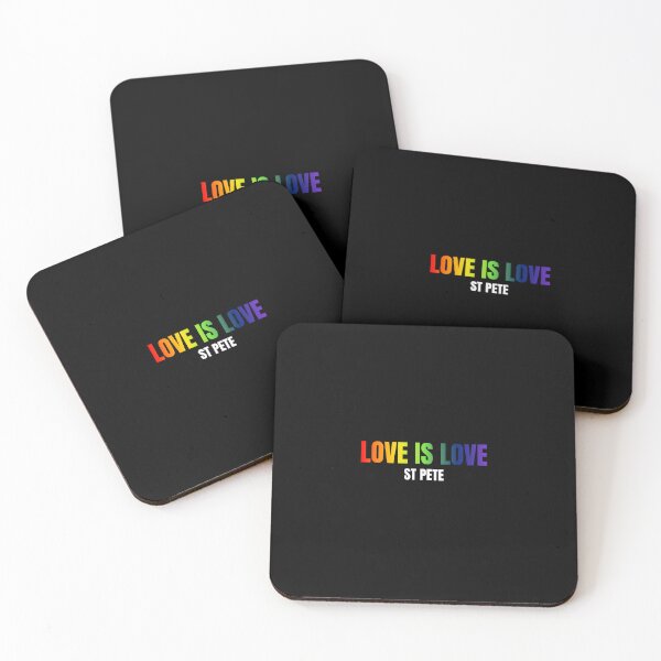 Item preview, St Pete Love is Love t-shirt, Rainbow color pride LGBTQ graphic t-shirt, Pride unisex t-shirt, pride outfit ideas, pride month tees, designed and sold by PrideBeProud.