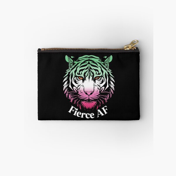 Item preview, Fierce AF Tiger with Abrosexual Pride Flag Colors, Abrosexual Flag Design designed and sold by Travelslightly.